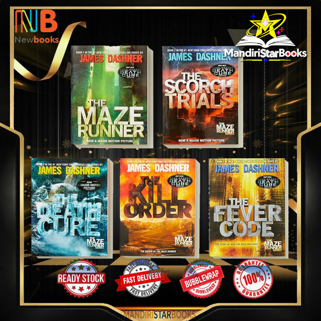 The Maze Runner (6 book series) by james dashner (English/Indonesia) - The Maze Runner, English