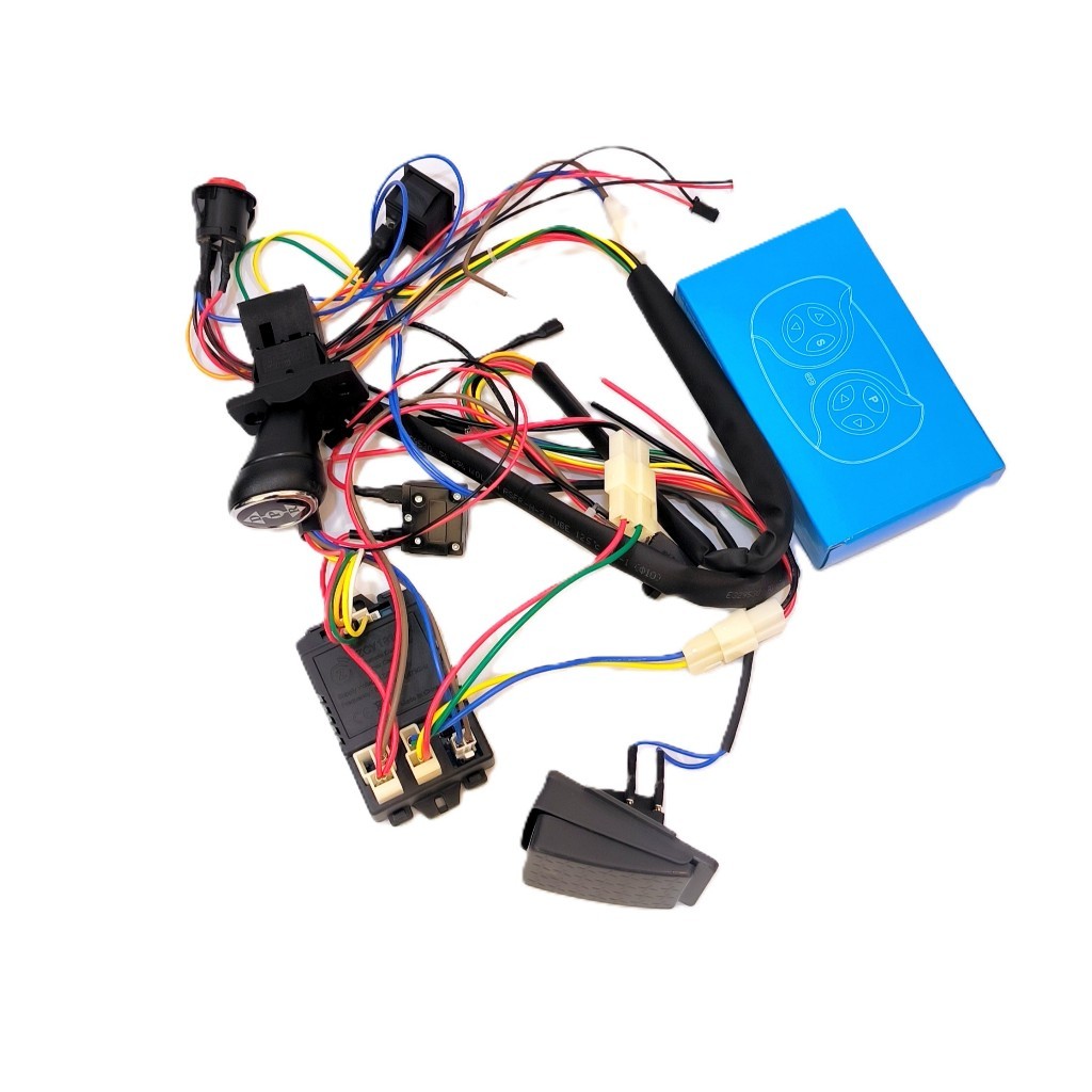 ReadyZCY 1810RX 6V 12V receiver box + remot + kabel set mobil aki anak 7 pin