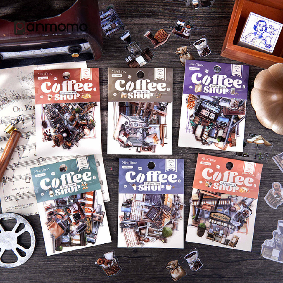 Panmomo Coffee Shop Sticker