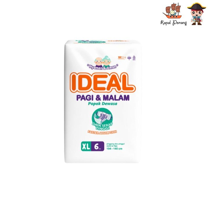 Ideal Popok Dewasa Perekat XL6