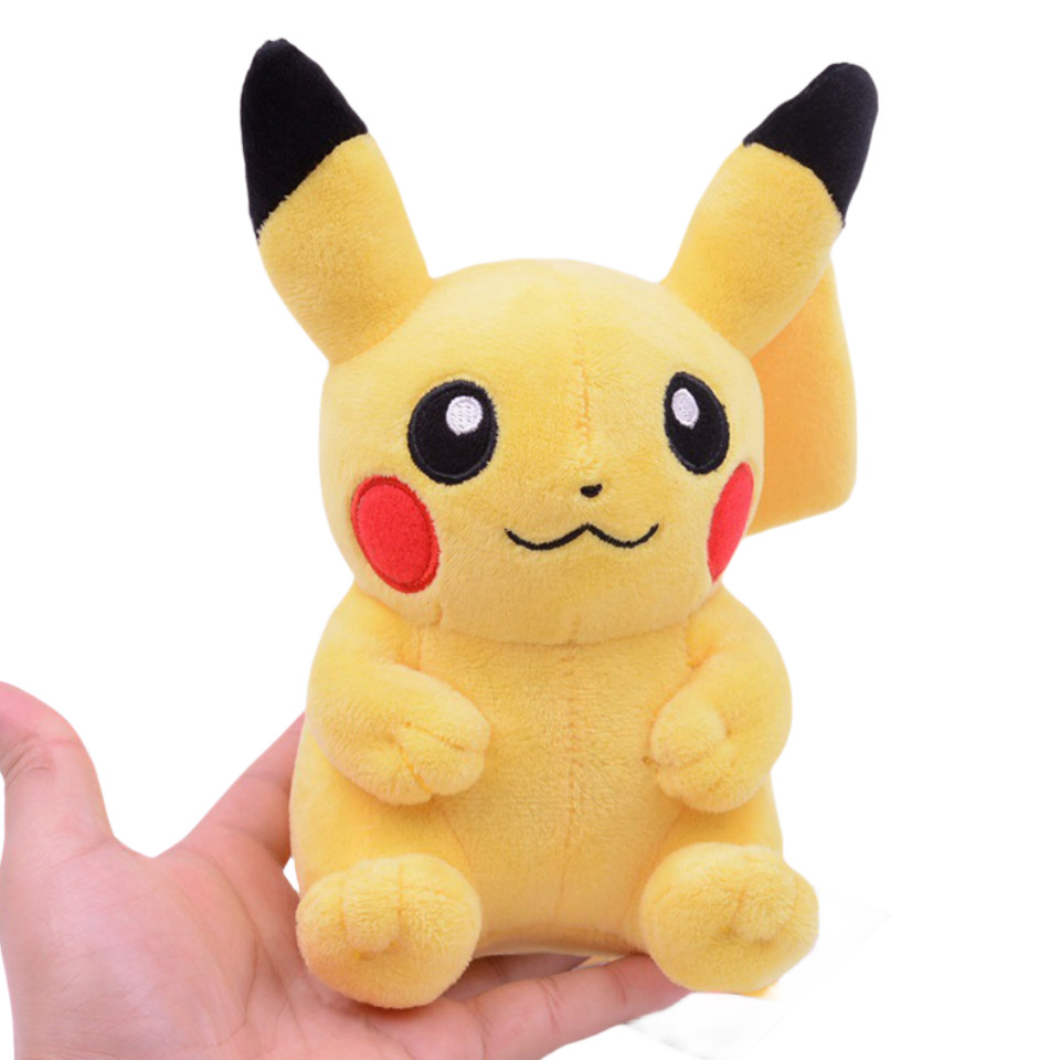 20CM Pikau Plush Doll Pokemon Plush Toy Cute Cartoon Animal Pelue Gift for Kids