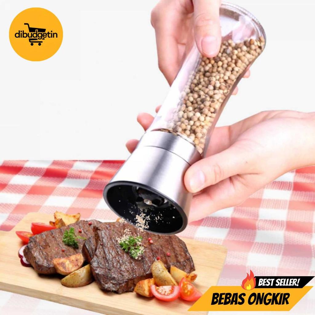 Alat Penggiling Biji Lada Spices Pepper Mill Grinder - Leten 9179