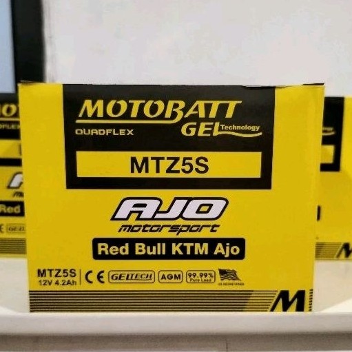 Aki Motobatt MTZ5S untuk Jupiter MX (new), Jupiter MX King, Jupiter Z1, Yamaha Xabre