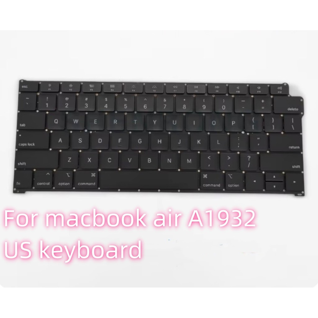 New Laptop A1932 US USA English Keyboard for MacBook Air Ret 13.3" Retina A1932 MRE82 MVFH2 EMC 3184