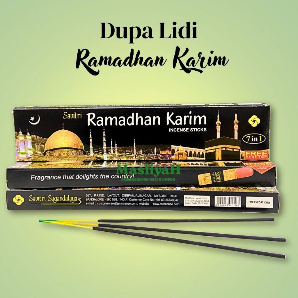 DUPA LIDI RAMADHAN KAREEM ISI 40 STICK FREE PARFUME 3ML DUPA STICK DUPA LIDI DUPA ARAB AROMATERAPI P