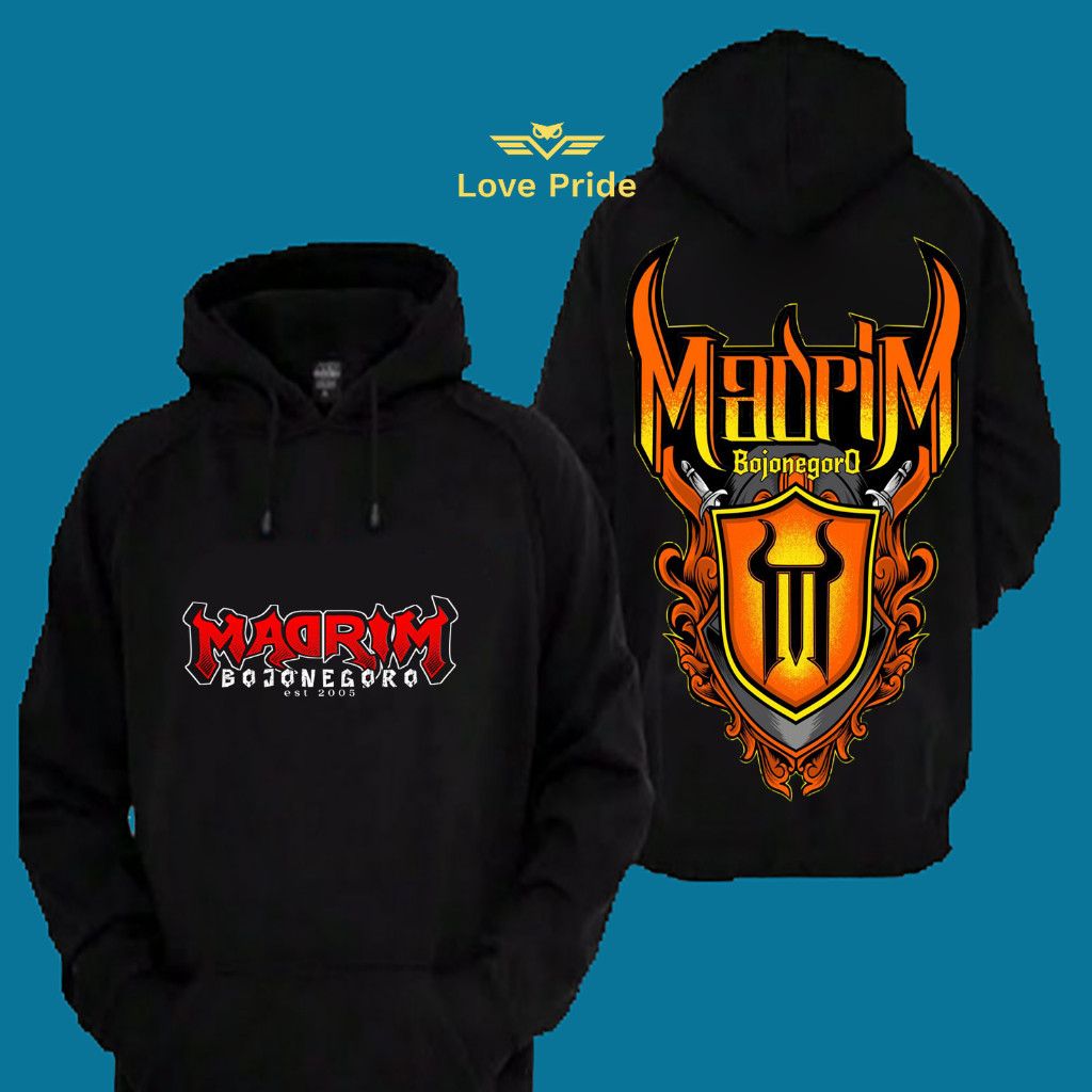 Sweater Hoodie Distro PSHT Madrim Bojonegoro Since EST 2005 Premium Terbaru