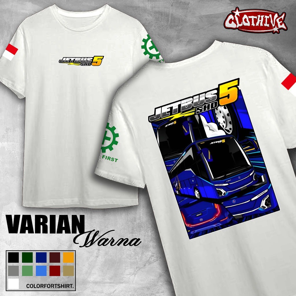 KAOS BALAP RACING - JETBUS 5 - KAOS RACING JETBUS 5 BALAP PRIA DAN WANITA