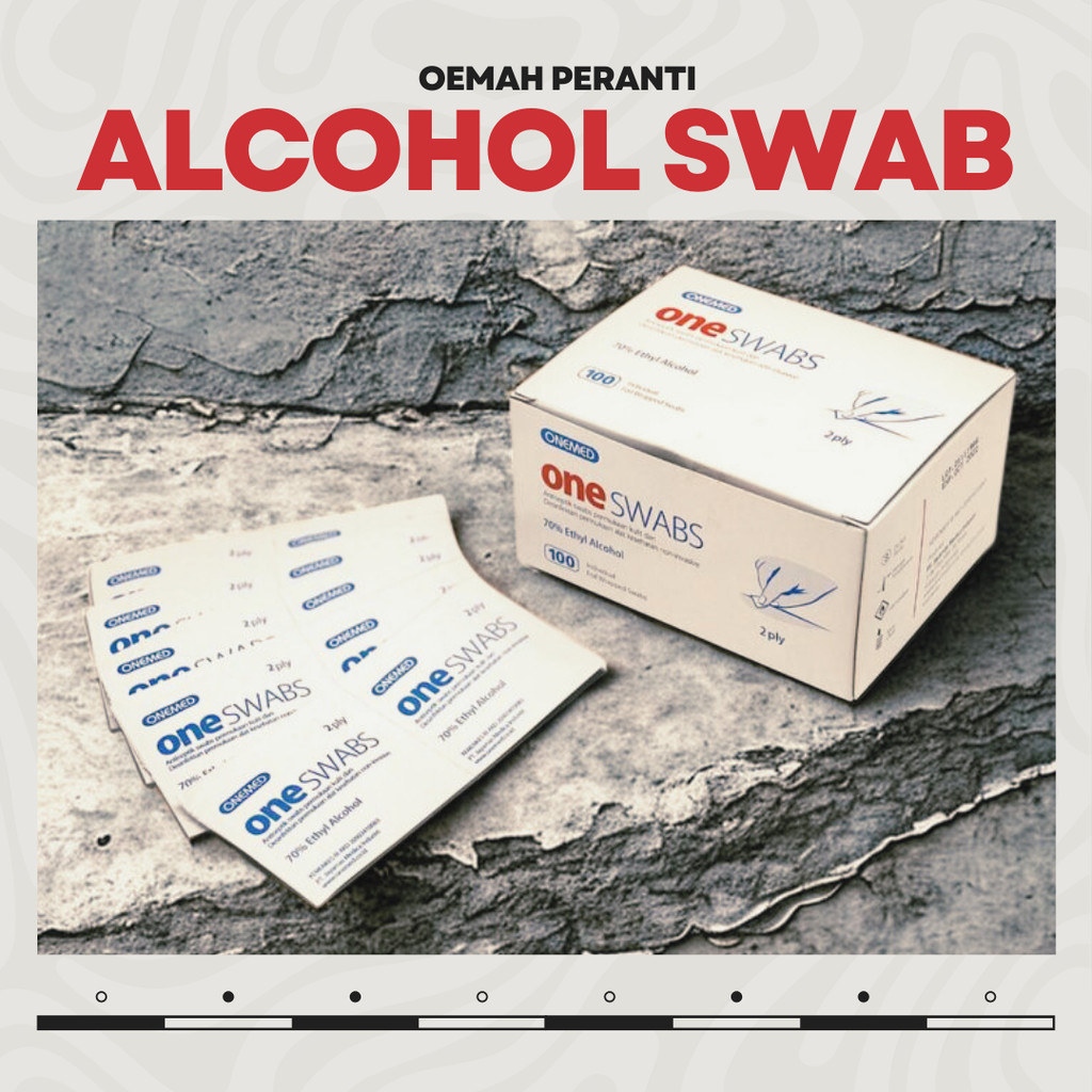 Alcohol Swab Tisu Alkohol Steril Onemed Alat Medis Gula Darah