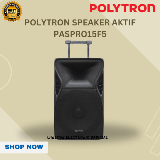 POLYTRON Professional Portable Bluetooth PAS PRO15F5 -Karaoke Speaker PASPRO15F5/PASPRO15F5/ORIGINAL