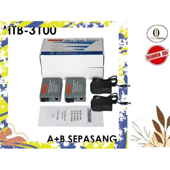 NetLink HTB3100 AB HTB-3100 AB HTB3100AB Singlemode Media Converter