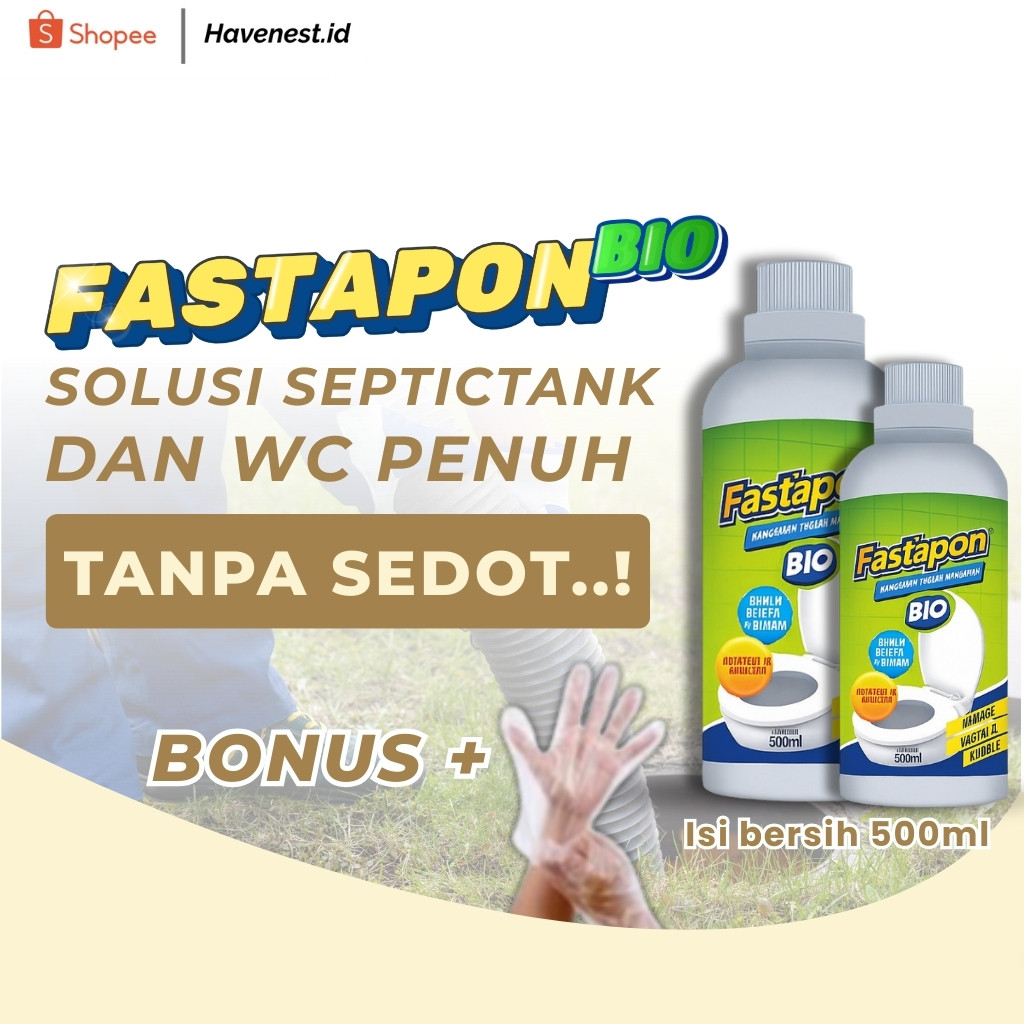 Fastapon Bio Cairan Penguras Wc Penuh Septitank Tanpa Sedot Wc