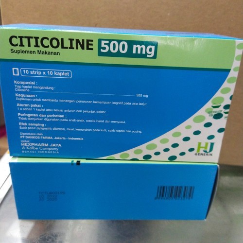 Citicoline / Sitikolin / CITIKOLIN HJ Box Isi 100