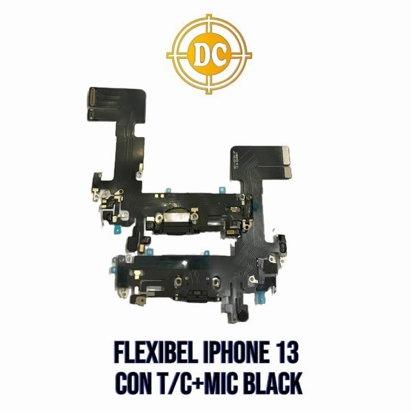 Flexible Charger iPhone 13 - FLEX CAS iPhone 13 Black KUALITAS ORI SEPERTI BAWAAN HP