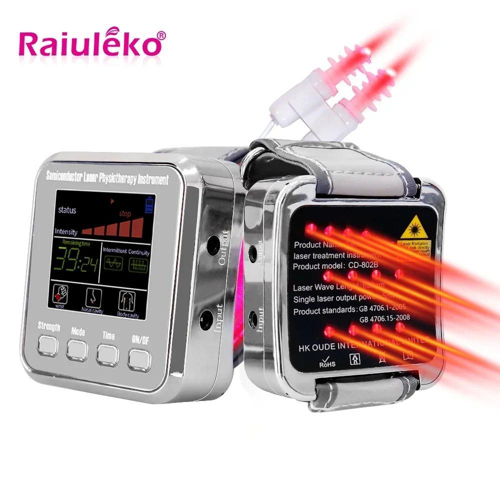 7/12 Holes Physiotherapy Laser Therapy Device 650nm Laser Therapy Wat Hypertension Treatment High Bl