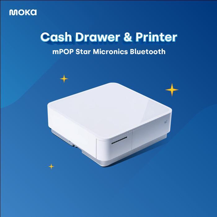 Cash Drawer Star mPOP White | Moka POS Cash Drawer with Printer