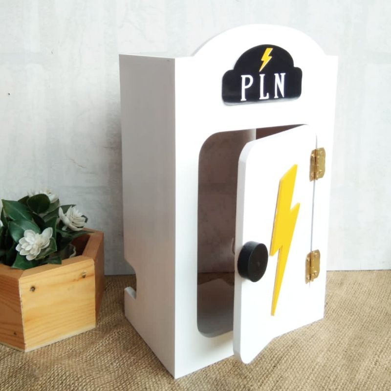 Bok Meteran PLN token/pulsa tempat pelindung bok meteran