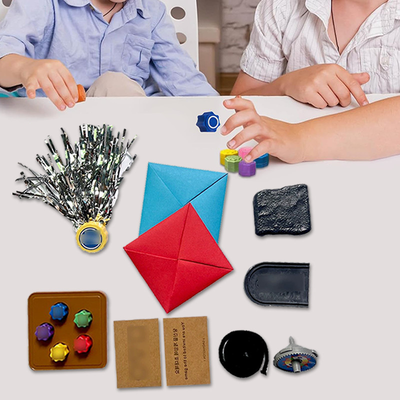 Mainan Squid Game Set / Gonggi Ddakji Biseokchigi Jegi Ppopgi Tradisional Korea Game