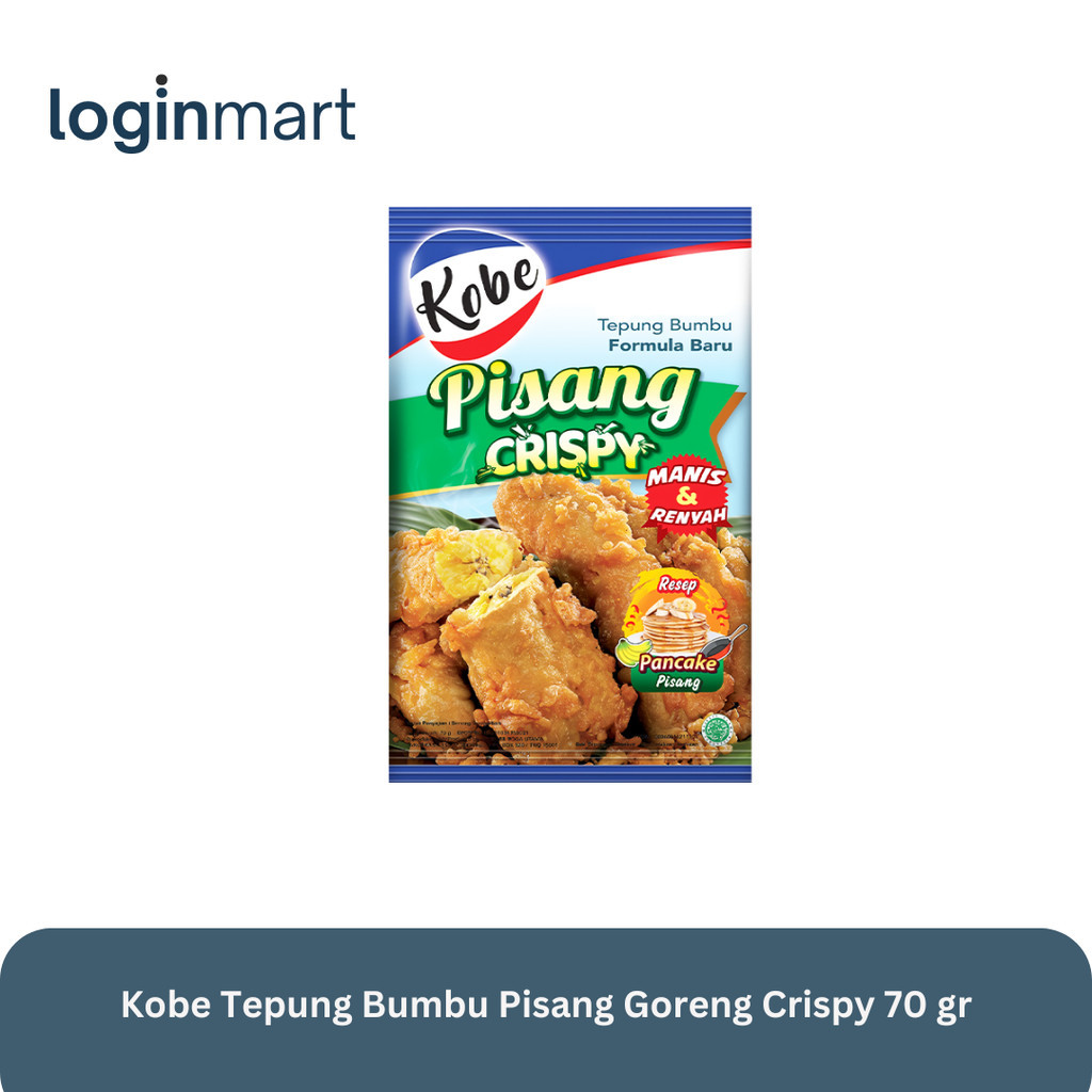 Kobe Tepung Bumbu Pisang Goreng Crispy 70 gr