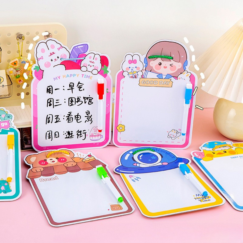 [KARAKTERKU] Papan tulis kecil cocok untuk anak TK, PAUD, dan SD belajar menulis berhitung menggamba