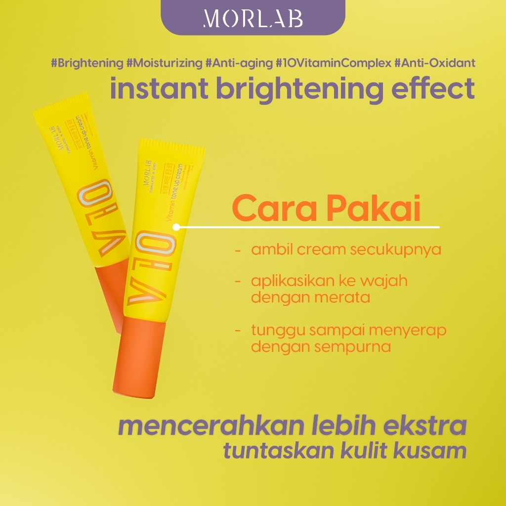 NATURAL SKIN - MORLAB V10 TONE UP CREAM