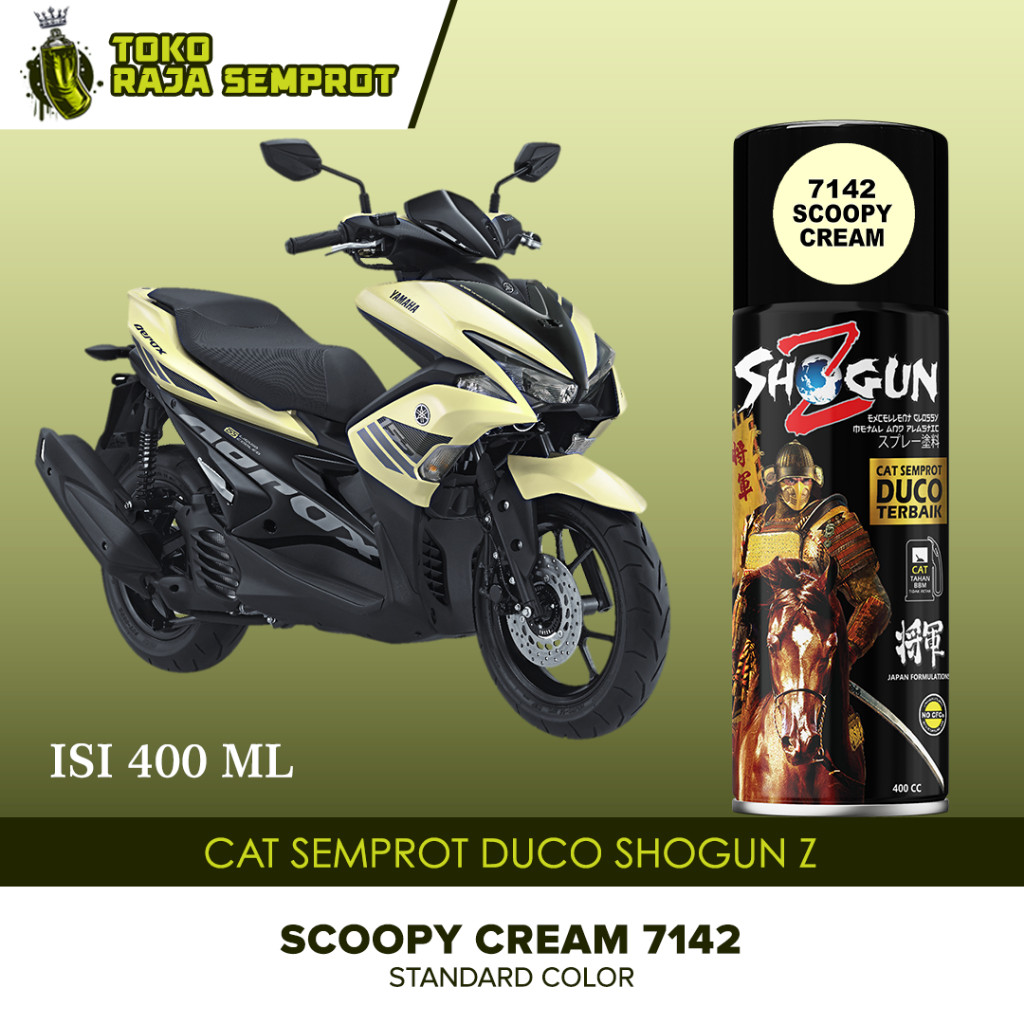 Cat Semprot Pilok Motor Pilox Shogun Z Paint Duco Scoopy Cream 7142 cat japan