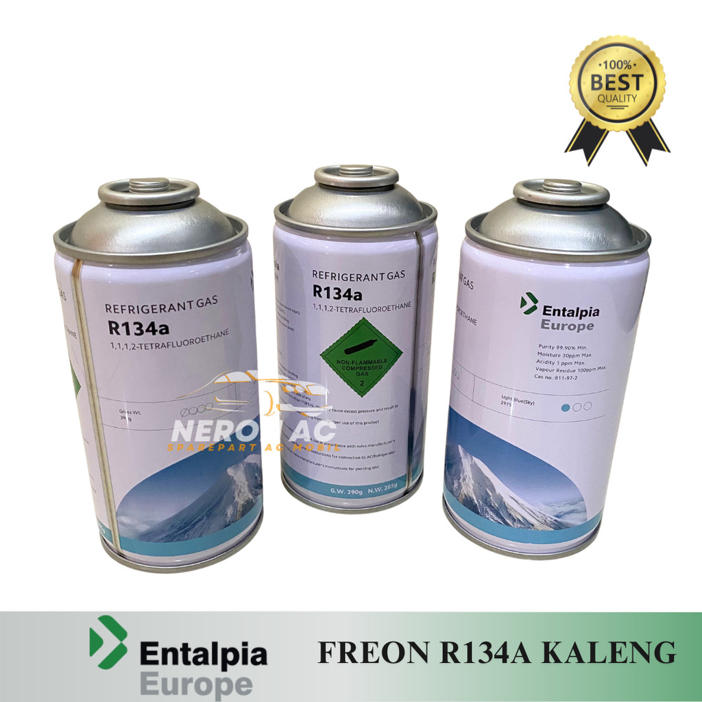 FREON KALENG R134 ENTALPIA EUROPE FREON R134A ASLI BERKUALITAS