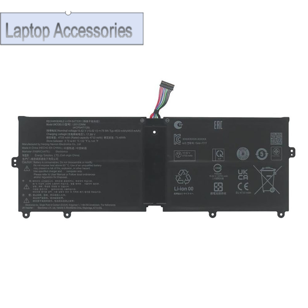 J  Battery For LG LB3122MM 16Z90S 16Z90S-C 16Z90S-M 16Z90S-H 16Z90S-G 16Z90S-V G.AA78A3 V.APC8U1 4IC