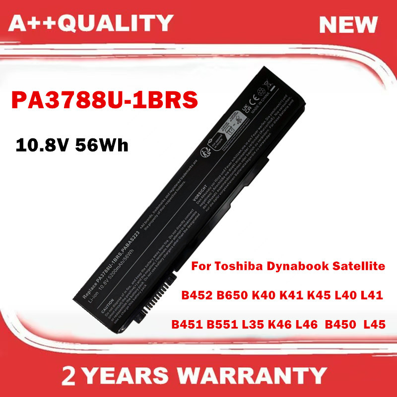 PA3788U-1BRS Laptop Battery For Toshiba Dynabook Satellite B452 B650 K40 K41 K45 L40 L41 B451 B551 L