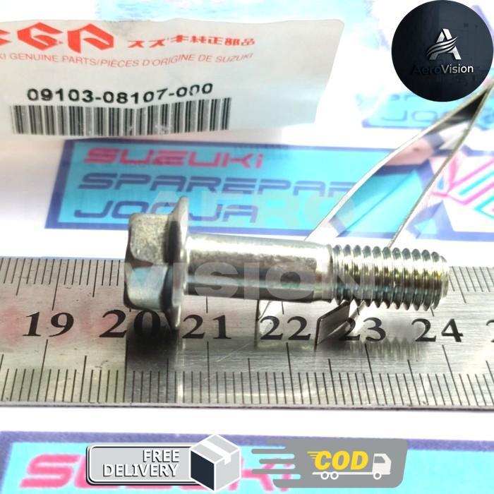 AEROVISION - 09103-08107-000 Baut Braket Kaliper Cakram Suzuki Skywave 125 Ori