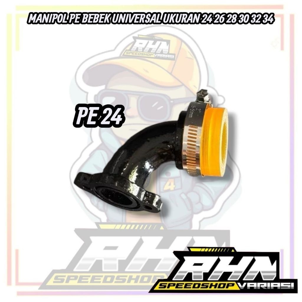 MANIFOLD MANIPOL INTAKE PE BEBEK UNIVERSAL PE 24 26 28 30 32 34 SUPRA VEGA JUPITER GRAND ASTREA PRIM