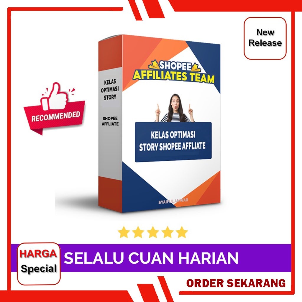 Kelas Optimasi Story For Shopee Affiliate - Rahasia Sukses Main Shopee Affliate