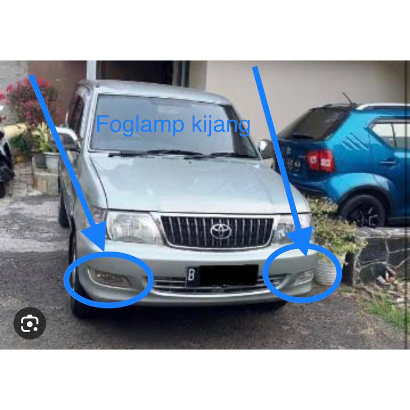 FOGLAMP FOKLEM POKLEM LAMPU KABUT BUMPER BEMPER DEPAN MOBIL TOYOTA KIJANG KAPSUL LX LSX LGX SX SLX S