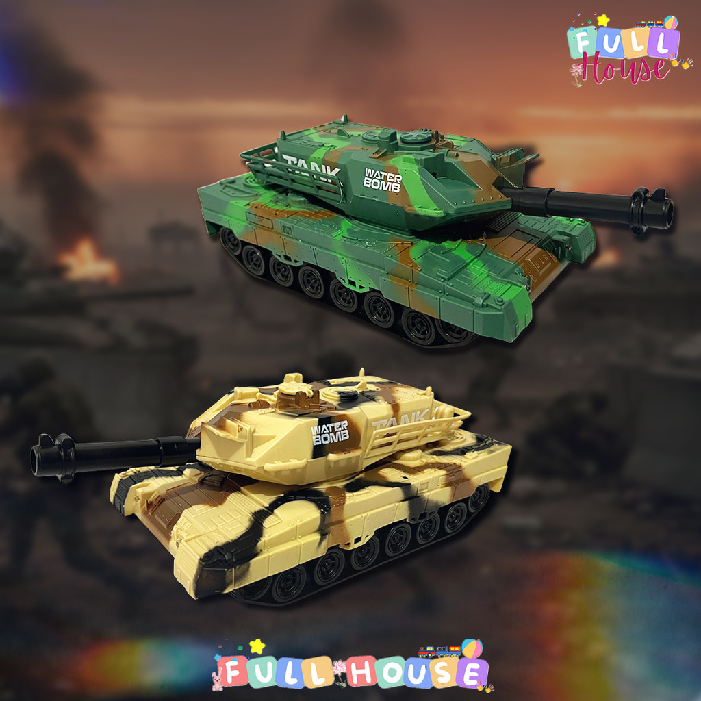 MAINAN TANK BAJA BISA MENEMBAKAN BUBBLE