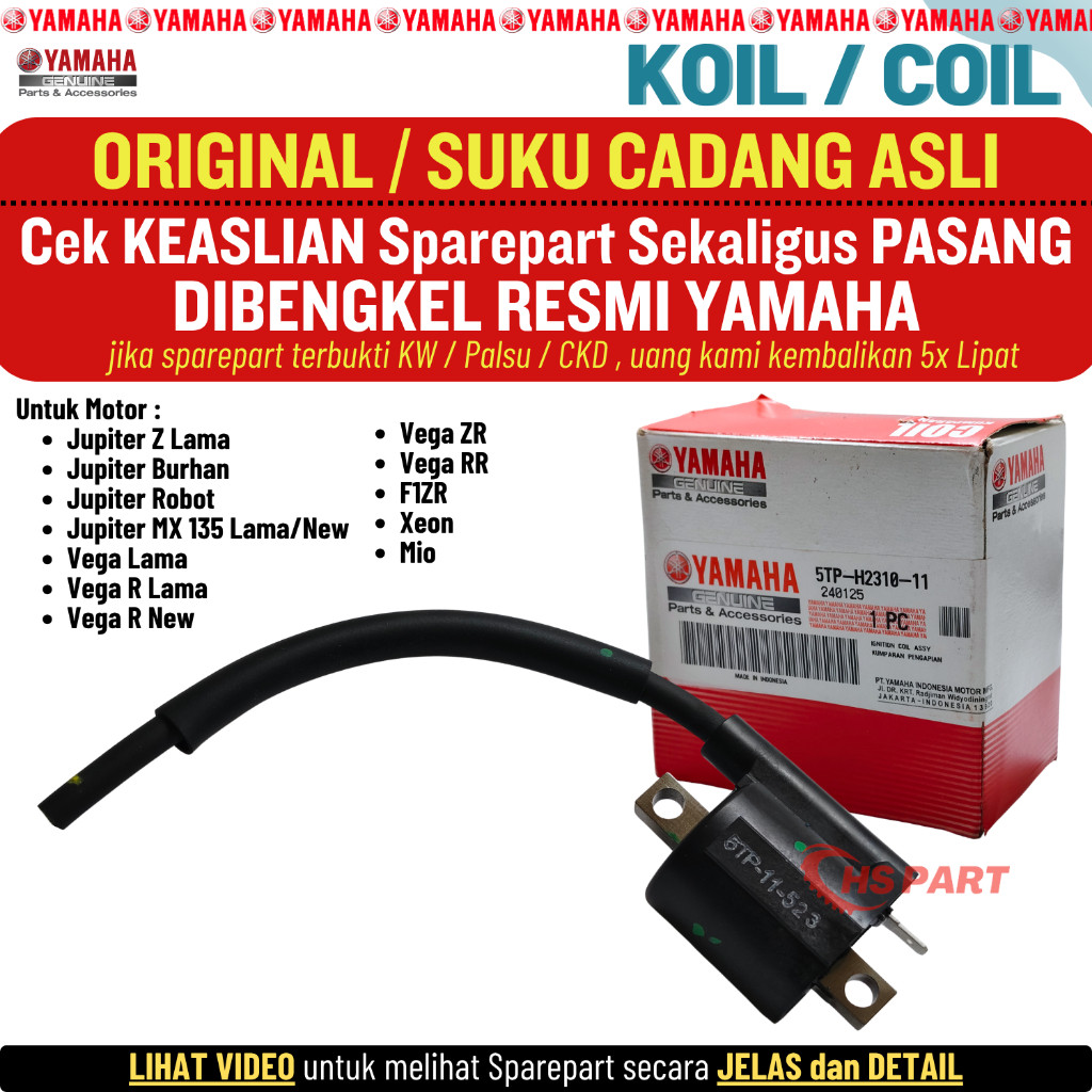 Koil Coil Kuil Jupiter Z Burhan Jupiter Robot MX Jupiter MX 135 Lama New Original Yamaha 100%