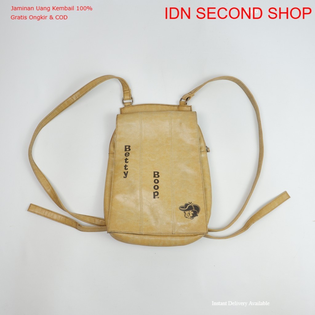 Betty Boop Mini Backpack Vintage Style - Preloved