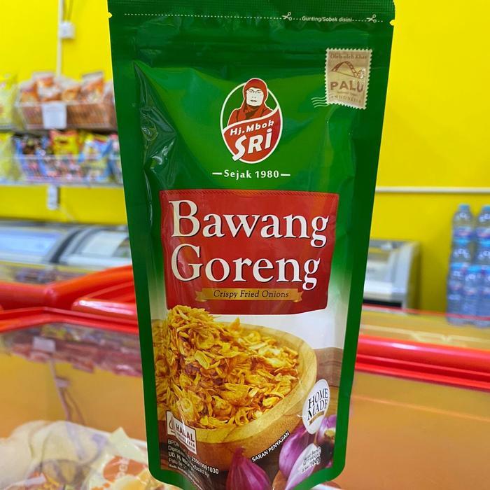 Bawang Goreng Hj. Mbok Sri 100gr Asli Palu