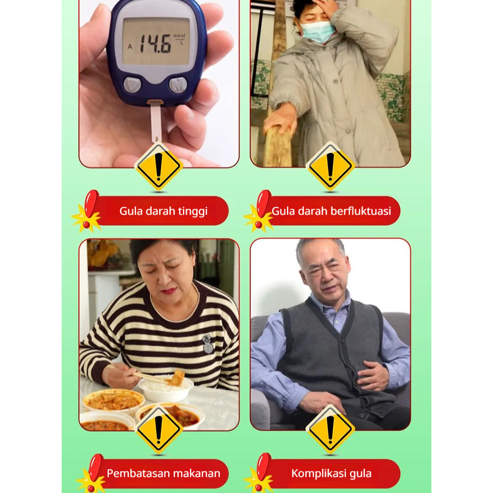 Turunkan Gula Darah Alami  Tablet SL Zu Yi Tang Pengatur Gula Lemak Obat Gula Darah/Suplemen Diabete