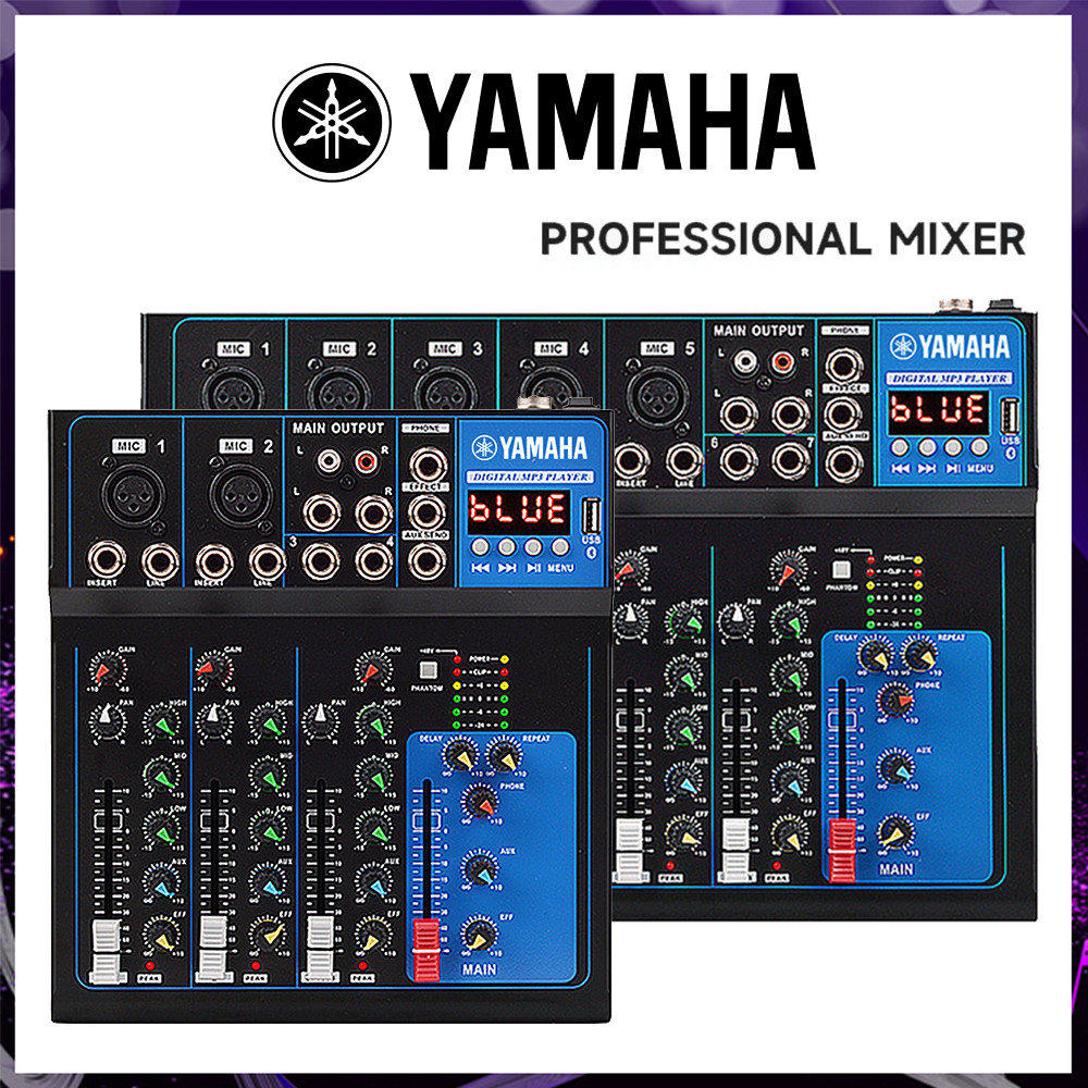 YAMAHA F4/F7 Digital Mixer with Bluetooth 4/7 Channel Mixing Console with USB Clean Audio Interface