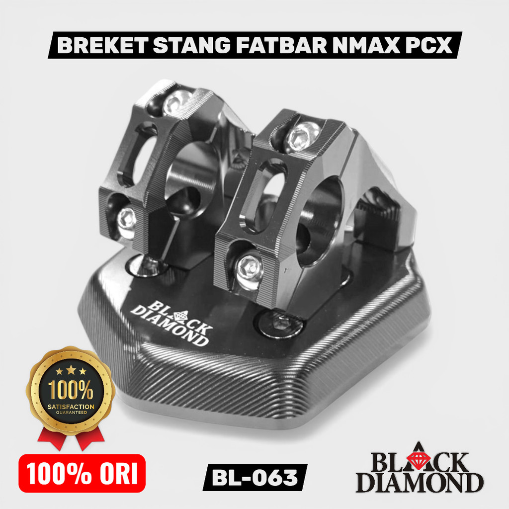 Black Diamond Handlebar Raiser Fatbar NMAX Old New PCX 150 160 ADV 150 160 Original Raiser