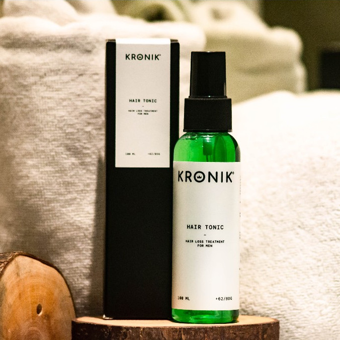 Hair Tonic Rambut Rontok Pria Ginseng Wangi Maskulin Vitamin Pelembab Rambut Kering Rusak