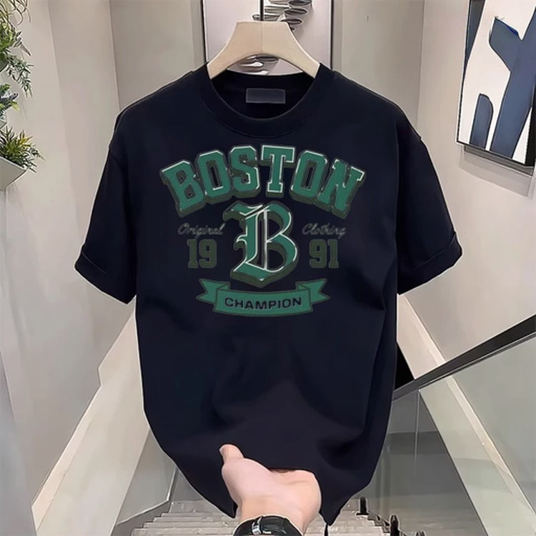 Kaos Pria Wanita Terbaru Distro Motif  Boston Champion Cotton Combed Original | Kaos Pria Polos Over
