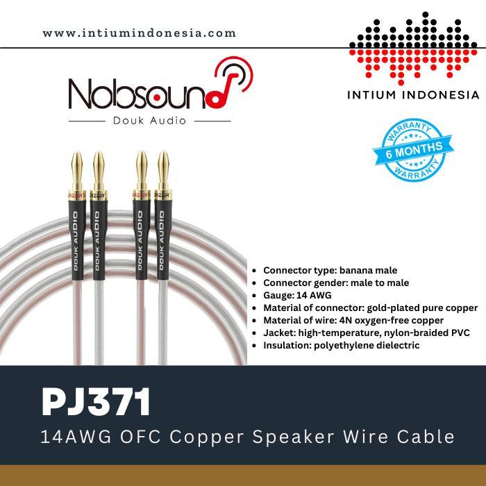 Nobsound Douk Audio 14AWG OFC Copper Speaker Cable - 1 Meter