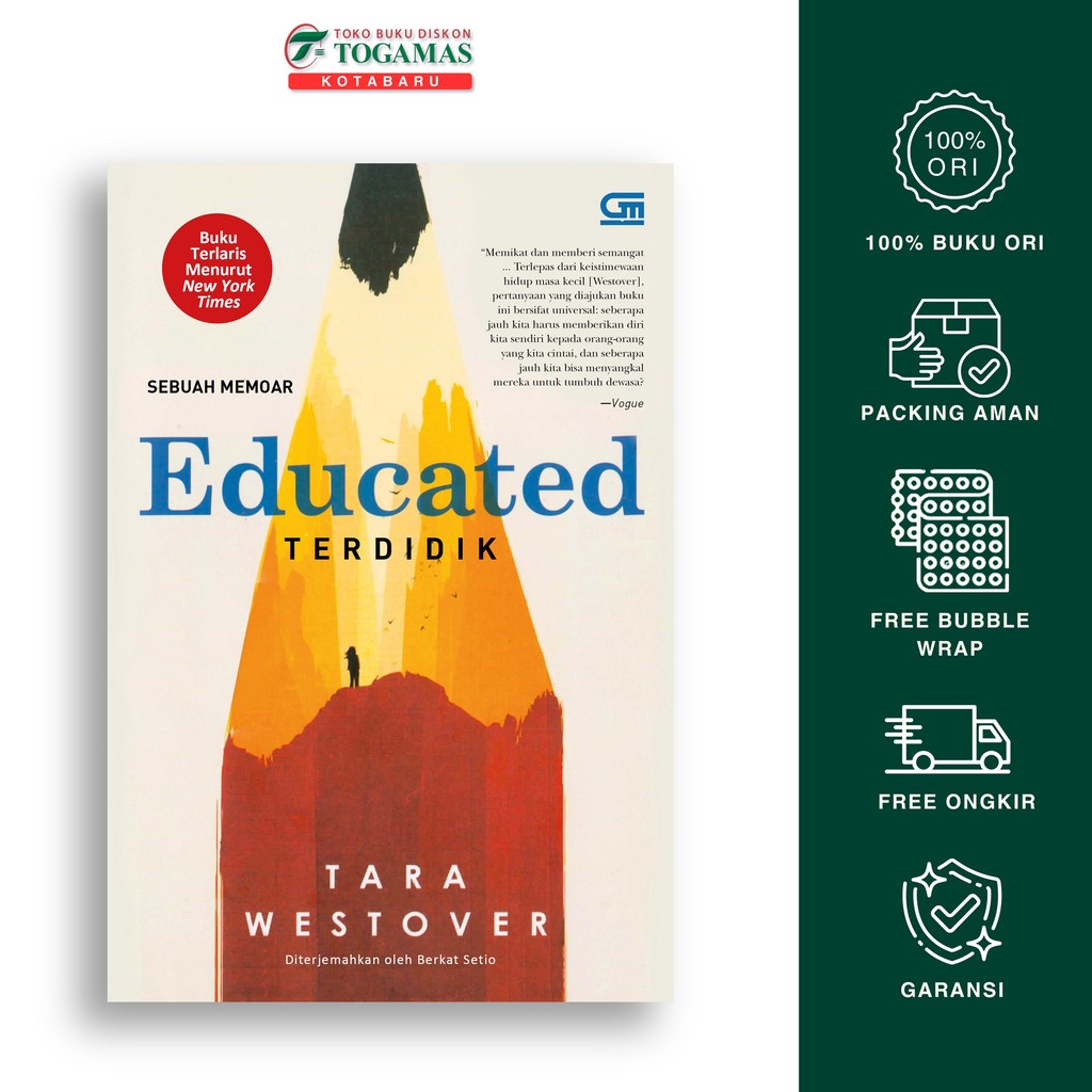 Educated - Terdidik - Tara Westover