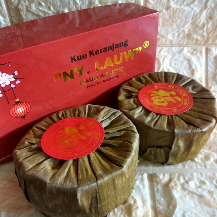 Kue keranjang / kue cina Ny lauw (lauw kim wie) - pakai dus
