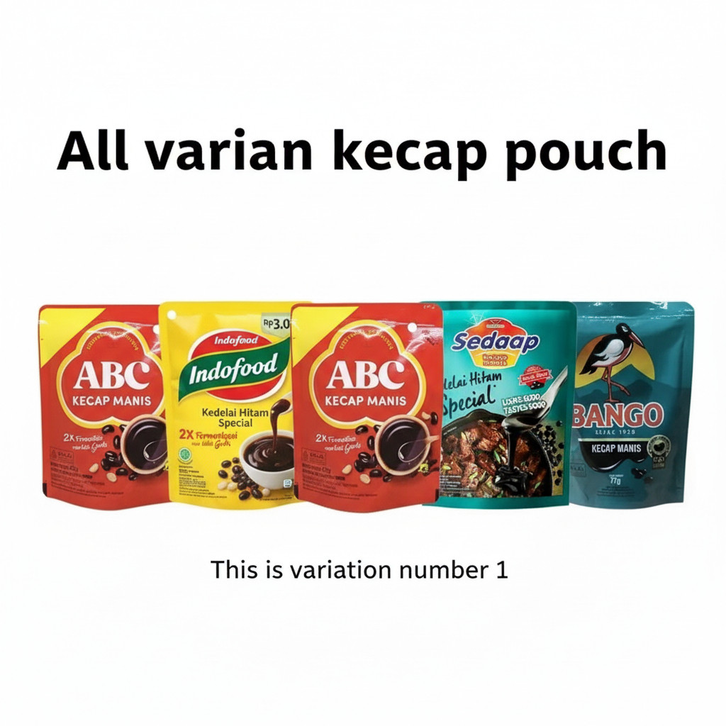 Kecap Manis Sedaap 77gr ABC 62gr Bango Indofood Kedelai Hitam Tidak ada Gratis 2000an 3000an halal s