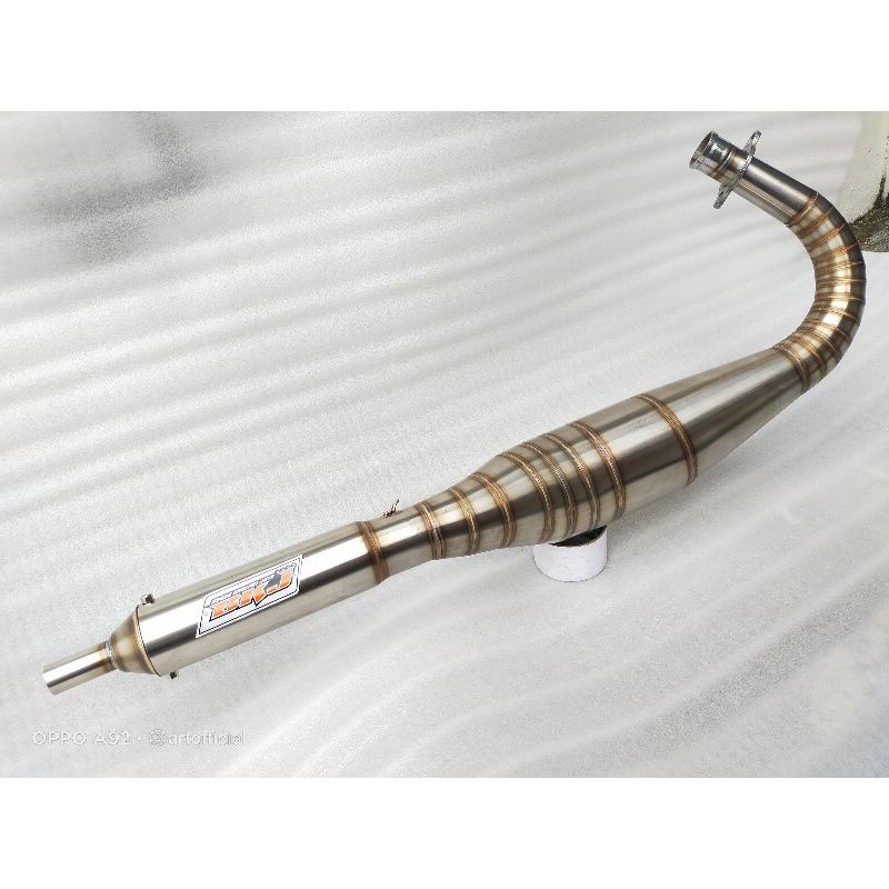 knalpot RX KING RX SPECIAL stainless BKJ tipe Kolong PHITON // suara garing istimewa RX-King RX king