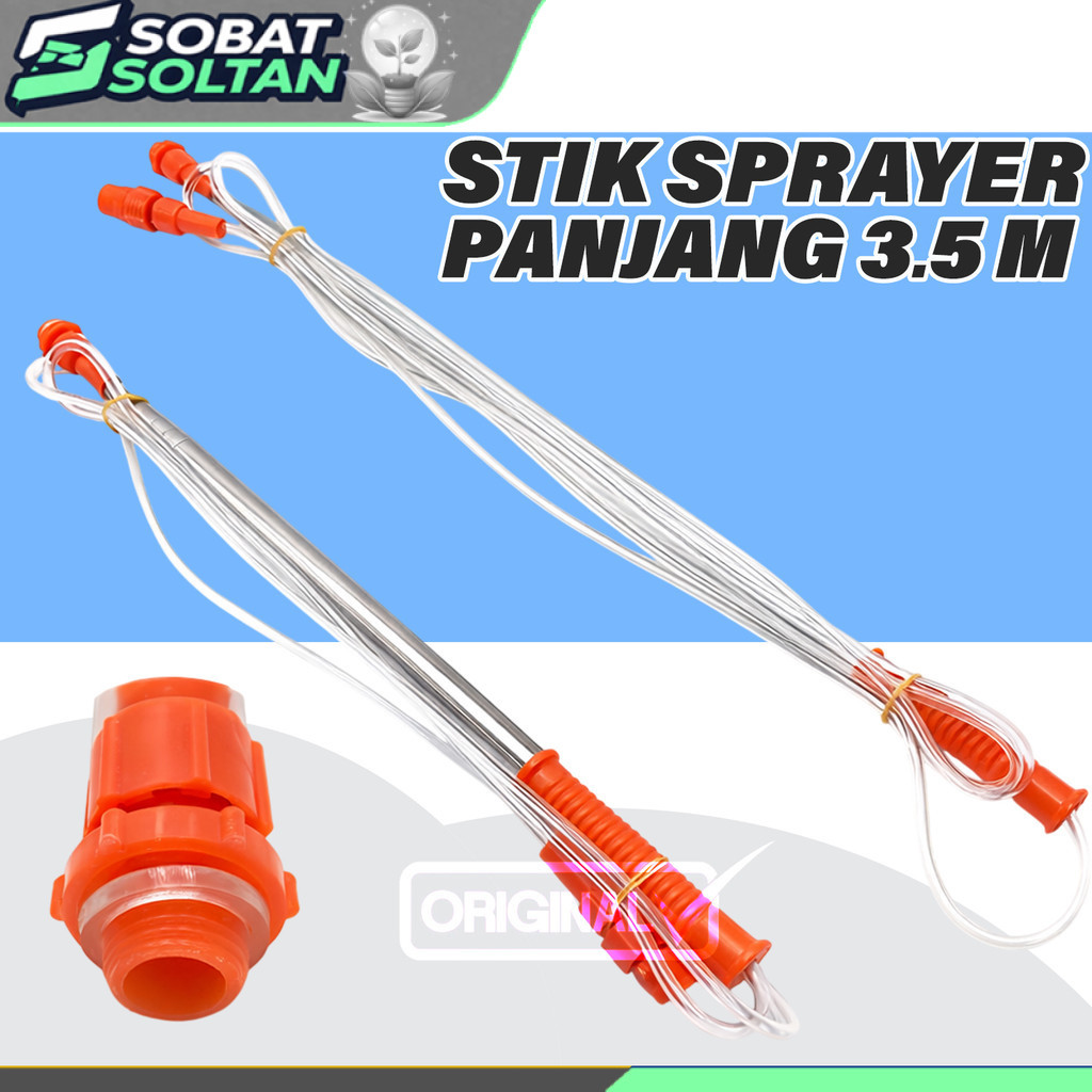 Stik sprayer panjang 3,5M stik teleskopik 3.5meter/ Stik Sprayer Teleskopik Panjang 3,5meter
