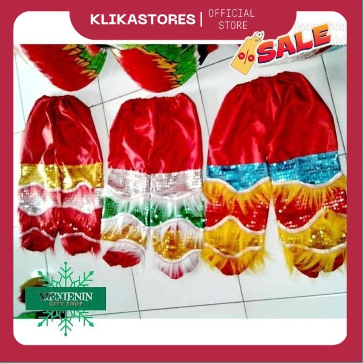 XIEXIENIN Celana Barongsai Remaja Dewasa Kostum Barongsay Murah Baju Barongsai AC