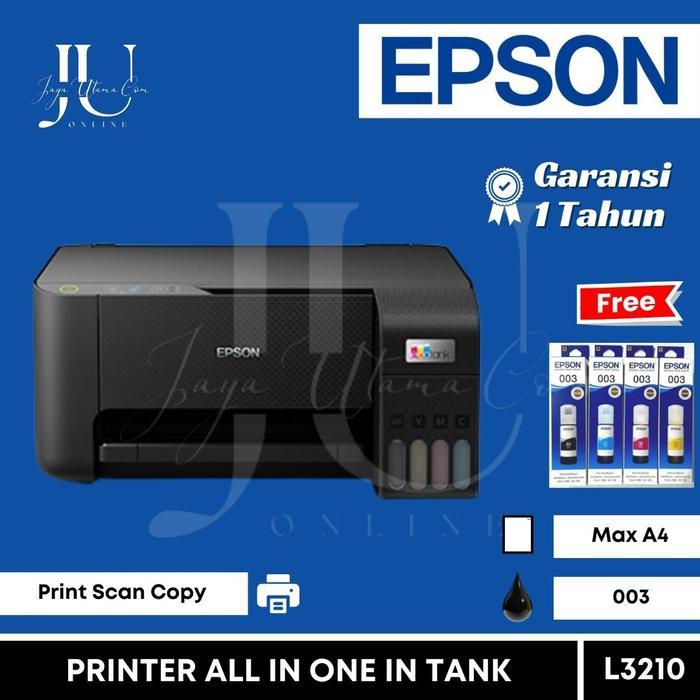 Printer Epson L3210 Multifungsi (Print,Scan,Copy) - L3210