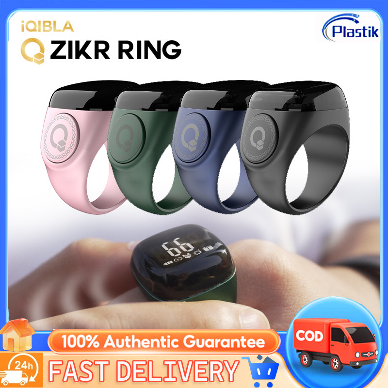 IQibla Zikr Ring Smart Cincin Tasbih LED Display Digital Muslim Bluetooth Ring